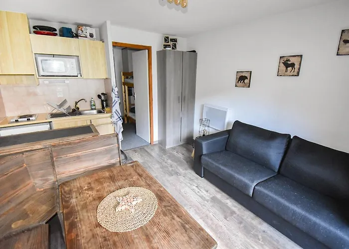 Au Pied Des Pistes B48, Chaleureux Studio 4 Pers, Balcon Plein Sud, Draps Non Compris